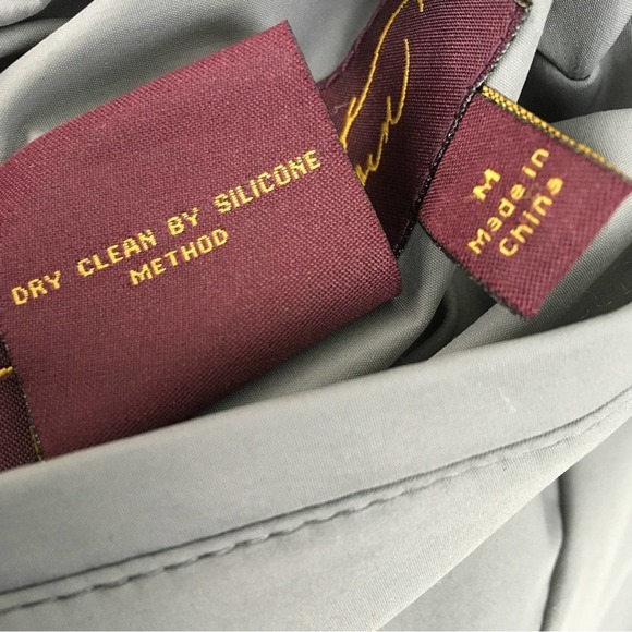 Hal Rubenstein gray leopard lined faux fur jacket Medium Penny Lane coat - Picture 11 of 14